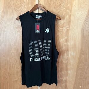 Men's Black GW Logo Muscle Tank
